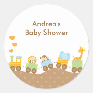 Animal Train Stickers