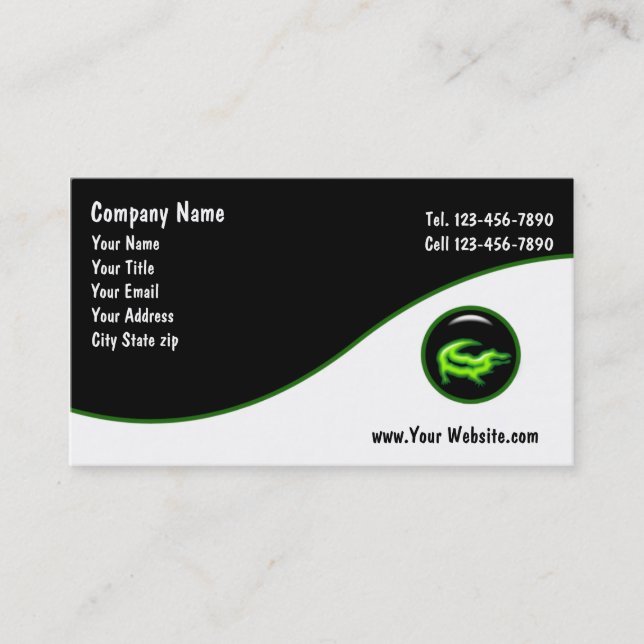 Animal Trapper Business Cards_1 Business Card (Front)