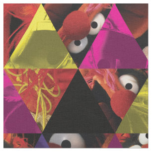 Animal Triangle Pattern Fabric