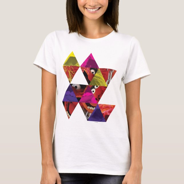Animal Triangle Pattern T-Shirt (Front)