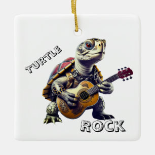 Animal Turtle Cartoon Caricature Ceramic Ornament