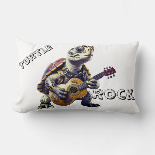 Animal Turtle Cartoon Caricature Lumbar Pillow
