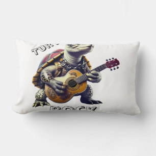 Animal Turtle Cartoon Caricature Lumbar Pillow