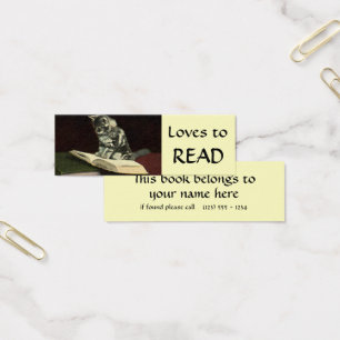 Animal vintage, Cute Victorian Kitten livre de lec