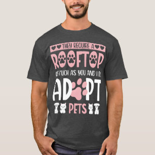 Animal Ware Shelter Dog Cat Animal Lover boy T-Shirt