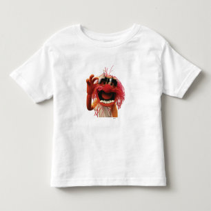 Animal wearing sunglasses toddler t-shirt
