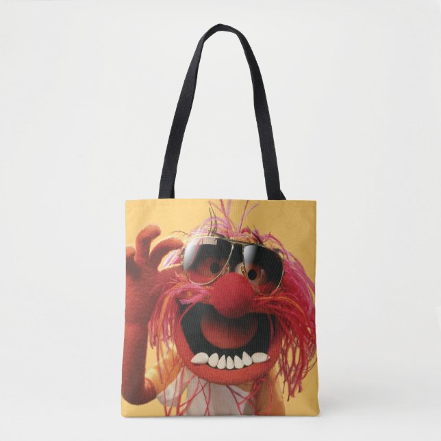 Animal wearing sunglasses tote bag (Front)