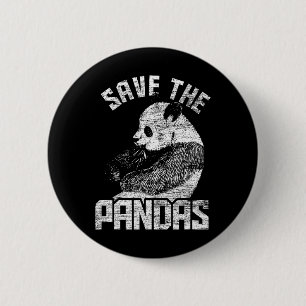 Animal Welfare Bear Earth Day Save The Panda 2 Inch Round Button