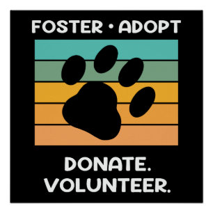 Animal Welfare Volunteer Poster