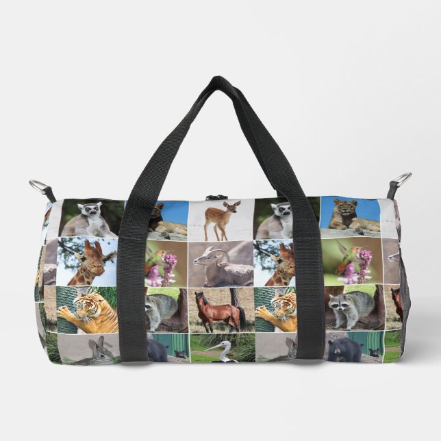Animal Wildlife Boys Duffle Sac (Recto)