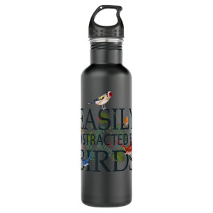 Animal Wise Bird Zoo Keeper Forest Geometric Patte 710 Ml Water Bottle