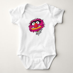 Animal With Collar Baby Bodysuit