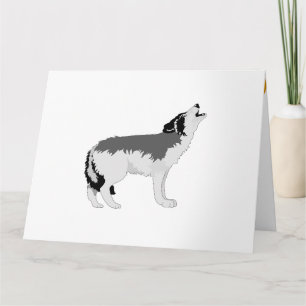 Animal Wolf Nature Peace Love Destiny Thank You Card