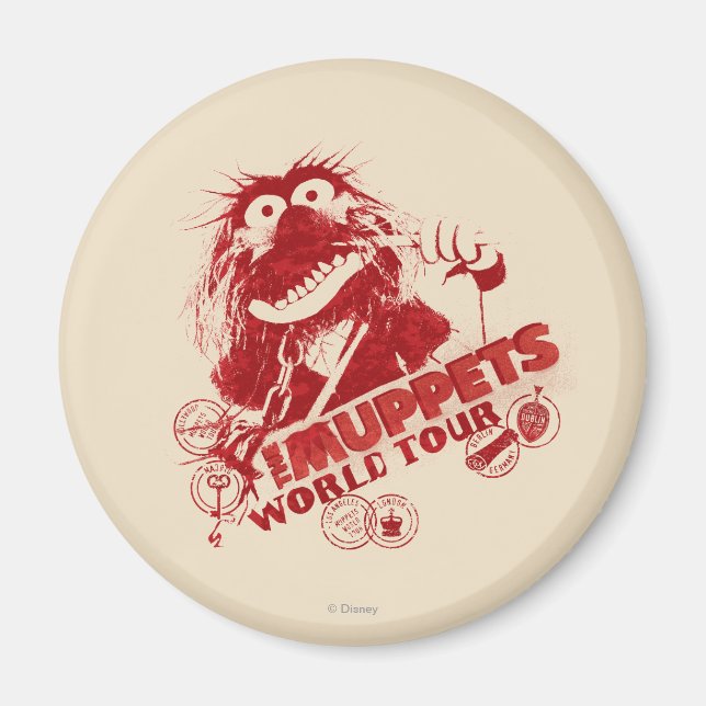 Animal World Tour Magnet (Front)