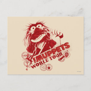 Animal World Tour Postcard