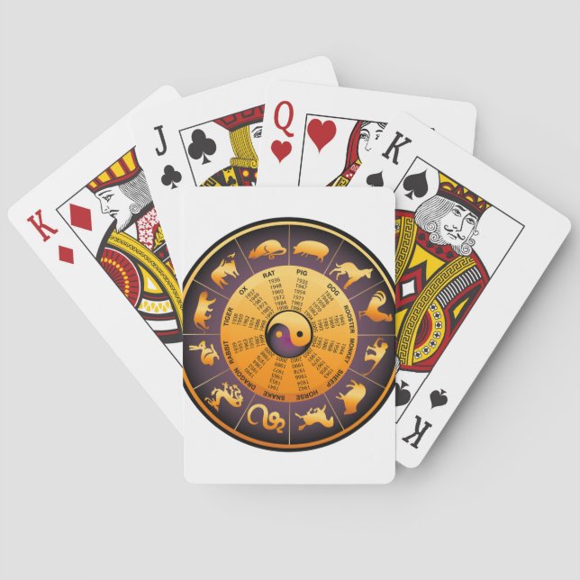 Animal Yin Yang Playing Cards (Back)