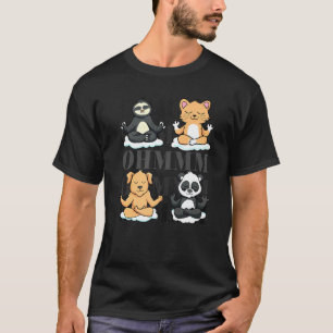 Animal Yoga Workout Namaste T-Shirt