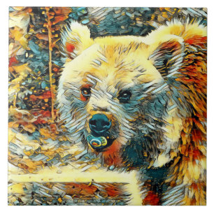 AnimalArt_Bear_003 Tile