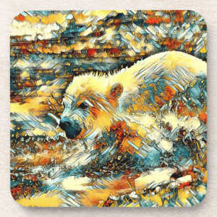 AnimalArt_Bear_010 Coaster