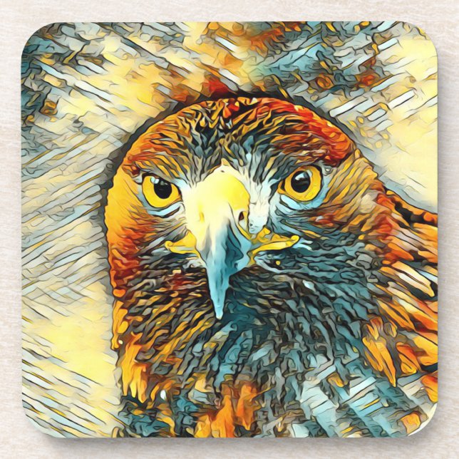 AnimalArt_Bird_002 Coaster (Front)