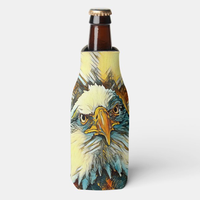 AnimalArt_Bird_004 Bottle Cooler (Bottle Front)