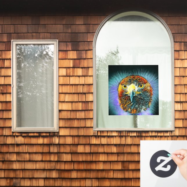 AnimalArt_Bird_005 Window Cling (Home Window)