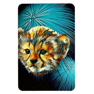 AnimalArt_Cheetah_012 Magnet