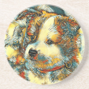AnimalArt_Dog_002 Coaster