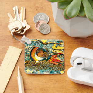 AnimalArt_GuineaPig_001 Keychain