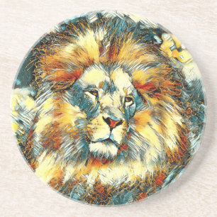 AnimalArt_Lion_07 Coaster
