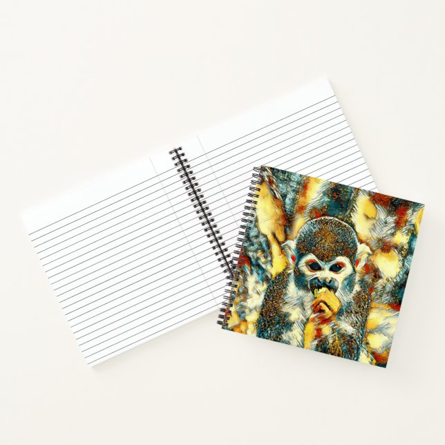 AnimalArt_Monkey_07 Notebook (Inside)