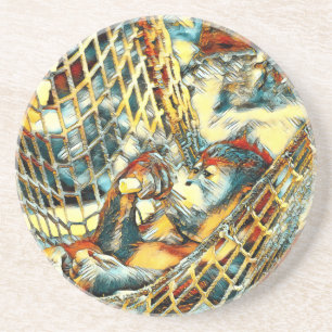 AnimalArt_OrangUtan_002 Coaster