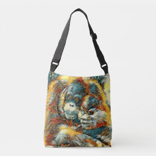 AnimalArt_OrangUtan_003 Crossbody Bag