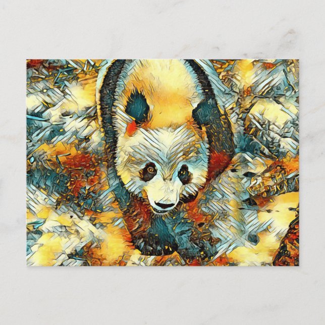 AnimalArt_Panda_006 Postcard (Front)