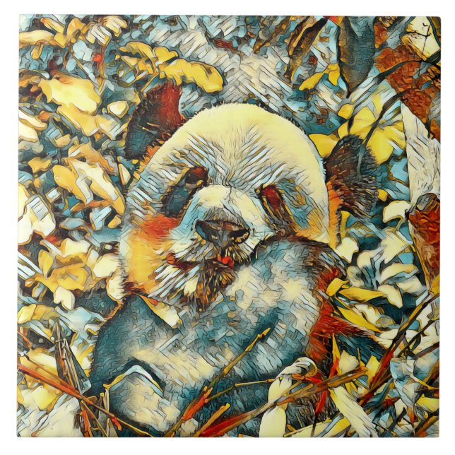 AnimalArt_Panda_012 Tile (Front)