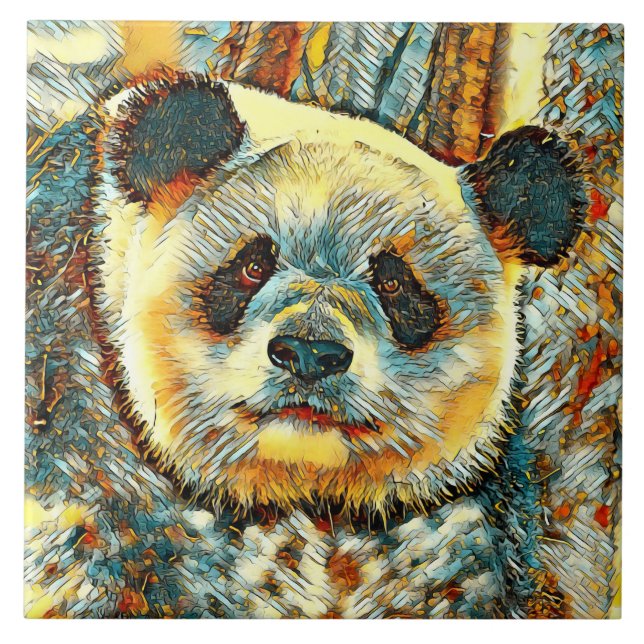 AnimalArt_Panda_014 Tile (Front)