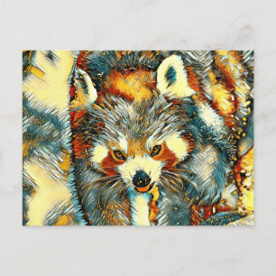 AnimalArt_RedPanda_002 Postcard