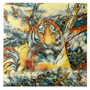 AnimalArt_Tiger_011 Tile