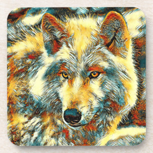 AnimalArt_Wolf_004 Coaster