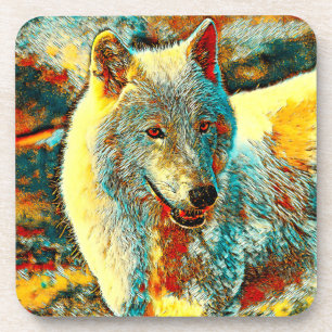 AnimalArt_Wolf_009 Coaster