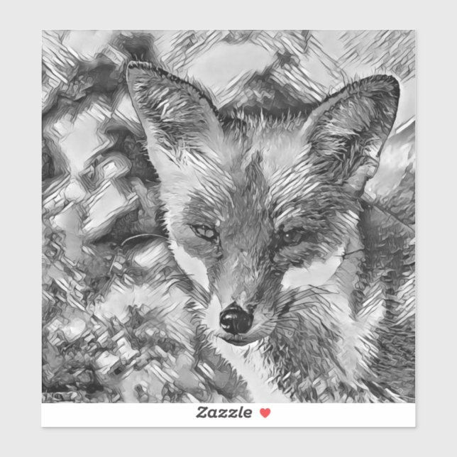 AnimalArtBW_Fox_001 (Sheet)