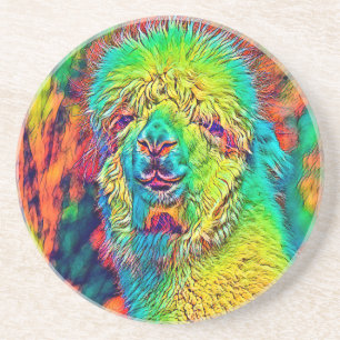 AnimalColor_Alpaca_005 Coaster