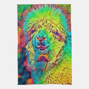 AnimalColor_Alpaca_005 Kitchen Towel