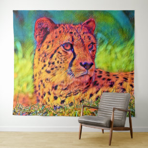 AnimalColor_Cheetah_013 Tapestry