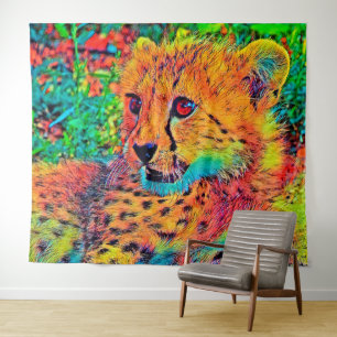 AnimalColor_Cheetah_022 Tapestry