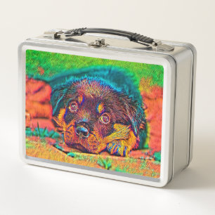 AnimalColor_Dog_002 Metal Lunch Box