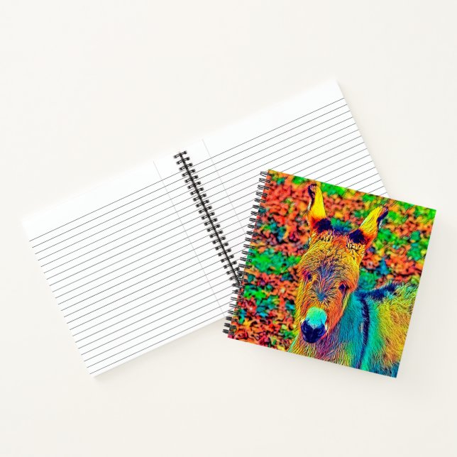 AnimalColor_Donkey_001 Notebook (Inside)