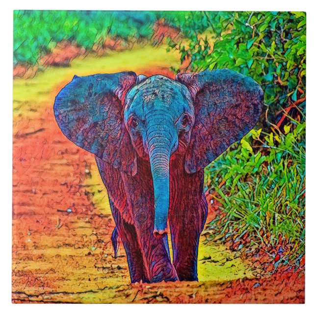 AnimalColor_Elephant_005_by_JAMColors Tile (Front)