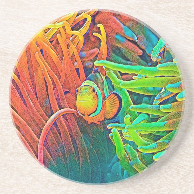 AnimalColor_Fish_001 Coaster (Front)