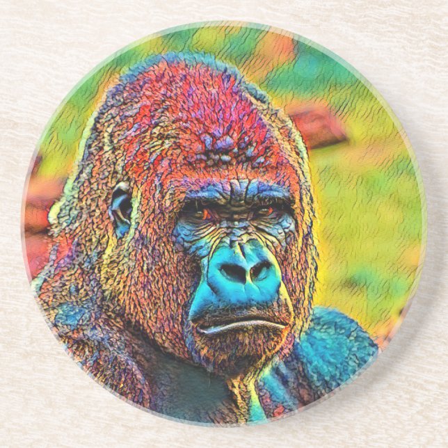 AnimalColor_Gorilla_010 Coaster (Front)